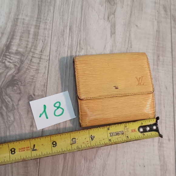 Auth Louis Vuitton Epi Porte Monnaie Billets Cartes Credit Yellow - Picture 9 of 10